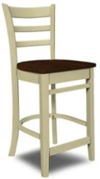 #6496 (24" Emily Stool w/ Wood Seat)