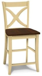 #6610 (24" Vineyard Stool w/ Wood Seat)