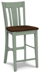 #6210 (24" San Remo Stool w/ Wood Seat)