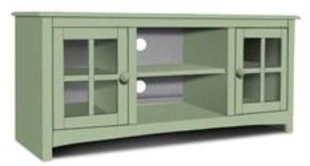 #7640 (Entertainment Center w/ Storage and Shelves)